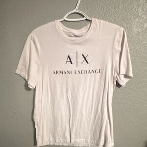 Armani Exchange Light Gray Men's T-Shirt